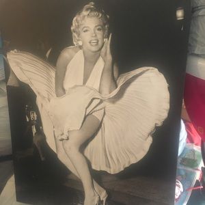 Marilyn wall decor skirt photo